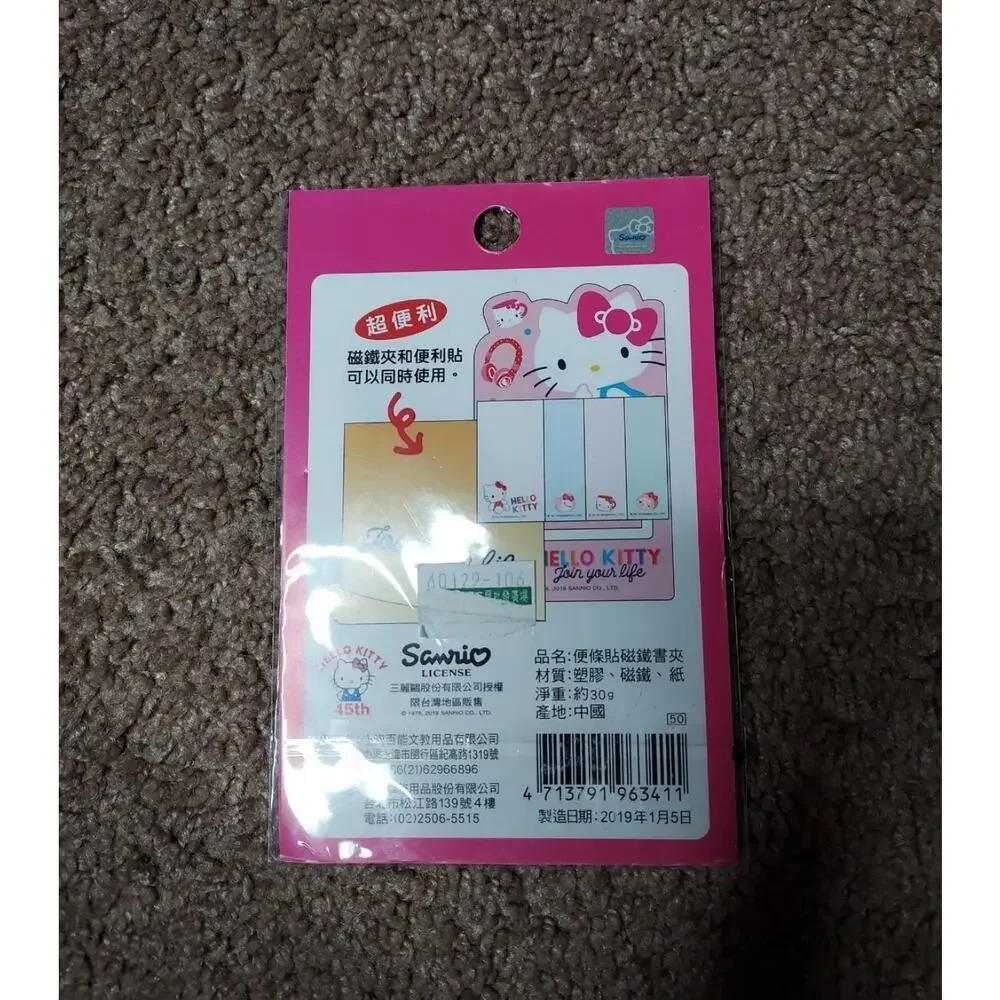 New Hello Kitty 45th Anniversary  Memo Pads Page Flags Sticky Notes Japanese
